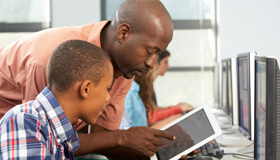 boy reading